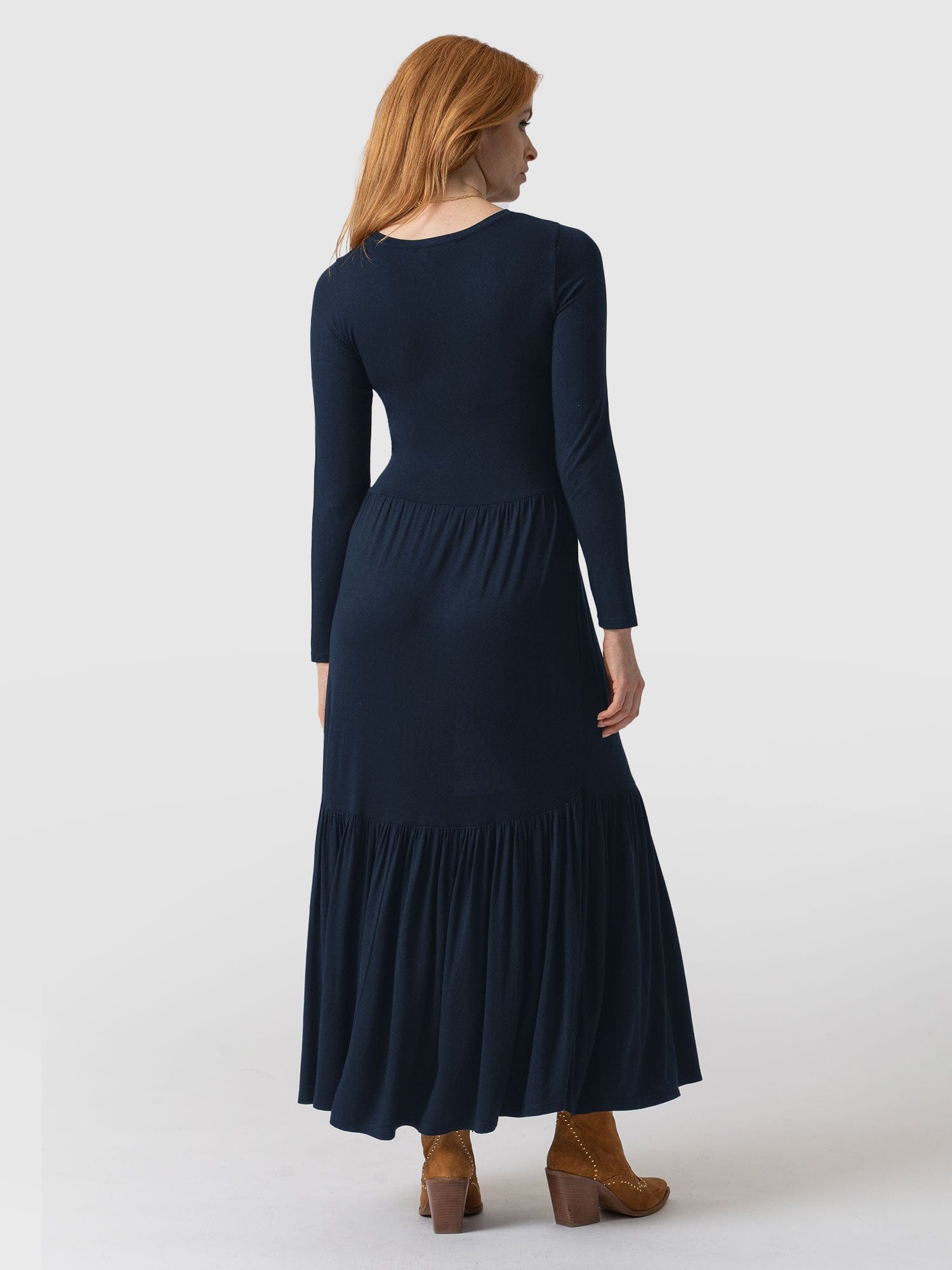 Greenwich Dress Long Sleeve - Navy